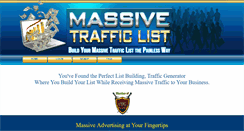 Desktop Screenshot of massivetrafficlist.com